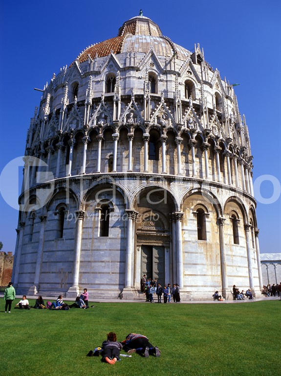 Toskana-Pisa-Baptisterium von St Giovanni