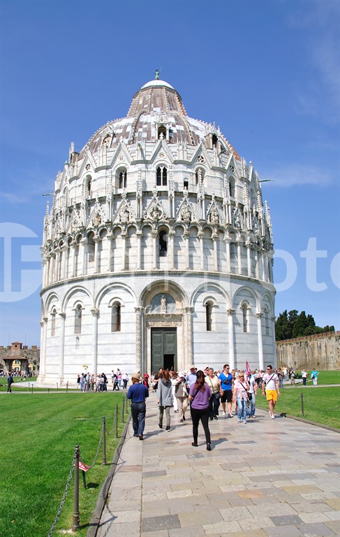 Toskana-Pisa-Baptisterium von St Giovanni