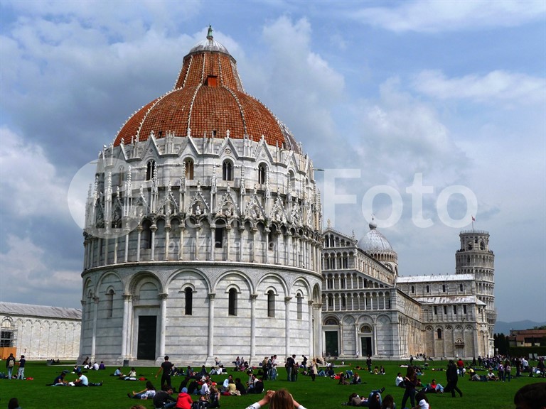 Toskana-Pisa-Baptisterium von St Giovanni
