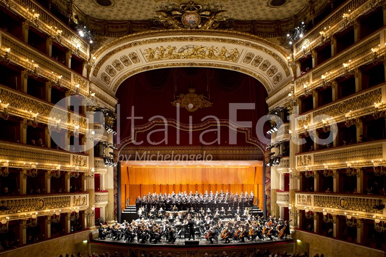 Kampanien-Neapel-Theater San Carlo