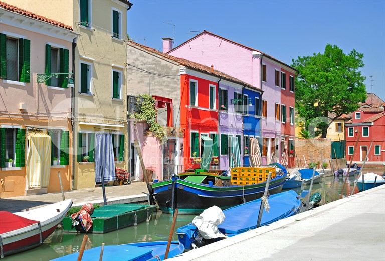 Venetien-Lagune von Venedig-Burano