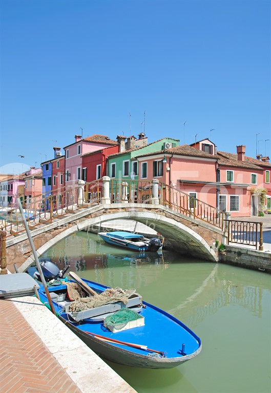 Venetien-Lagune von Venedig-Burano