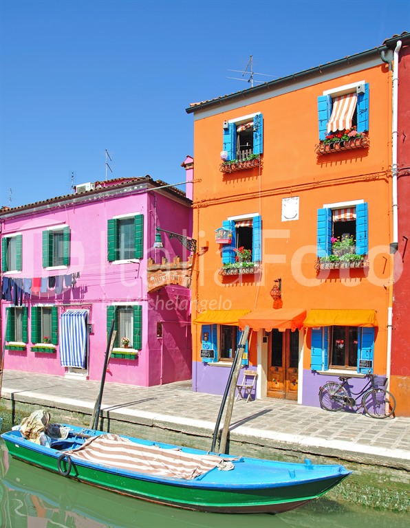 Venetien-Lagune von Venedig-Burano