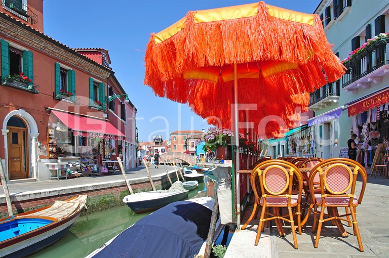 Venetien-Lagune von Venedig-Burano