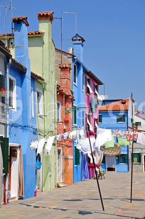 Venetien-Lagune von Venedig-Burano