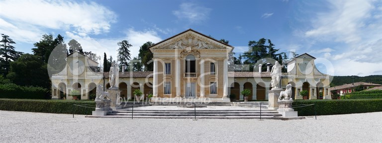 Venetien-Brenta Fluss-Maser-Villa Barbaro